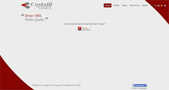Desktop Screenshot of costafil.com